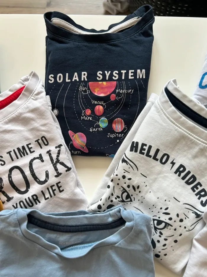 Lot t-shirts manches longues - photo numéro 4