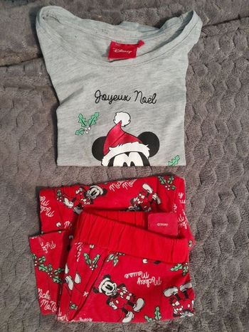 Pyjama joyeux Noël mickey