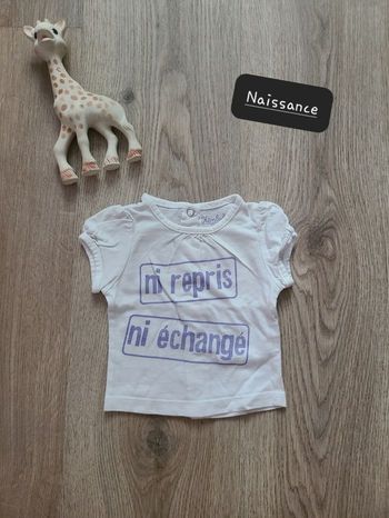 Tee-shirt naissance