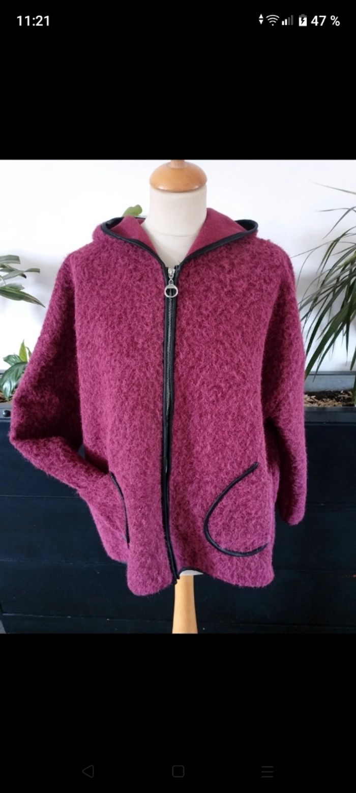 Veste effet laine bouillie New Collection