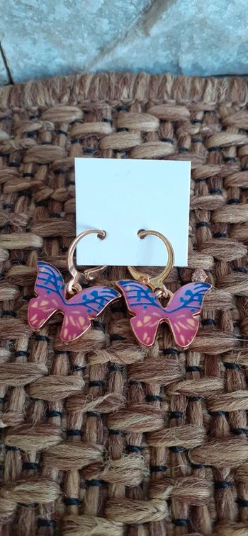Boucles d oreilles papillon
