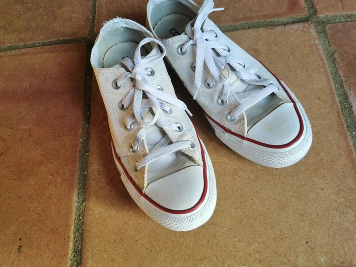 Converses baskets basses en tissu pointure 36,5 - photo numéro 12