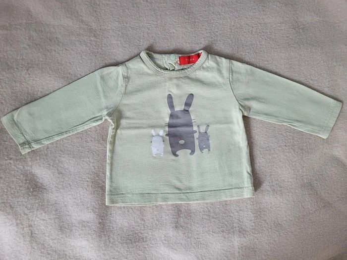 t-shirt manches longues tissaia 6 mois - photo numéro 2