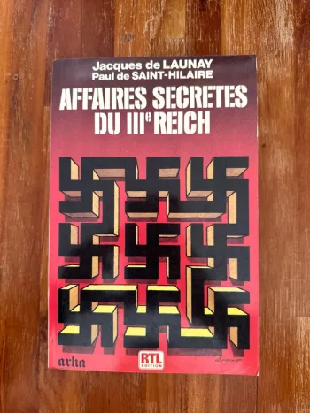 Livre affaire secret du troisième Reich