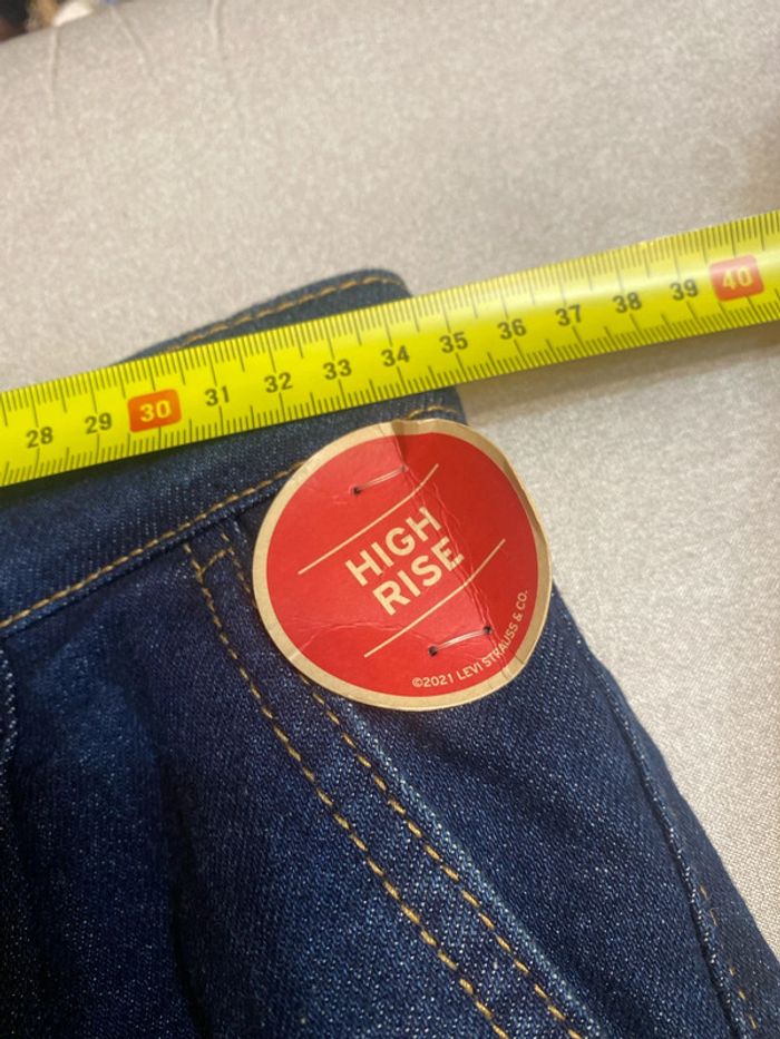 Jean bleu foncé slim taille haute ajustable Levi’s taille 14 ans neuf - n23m - photo numéro 8