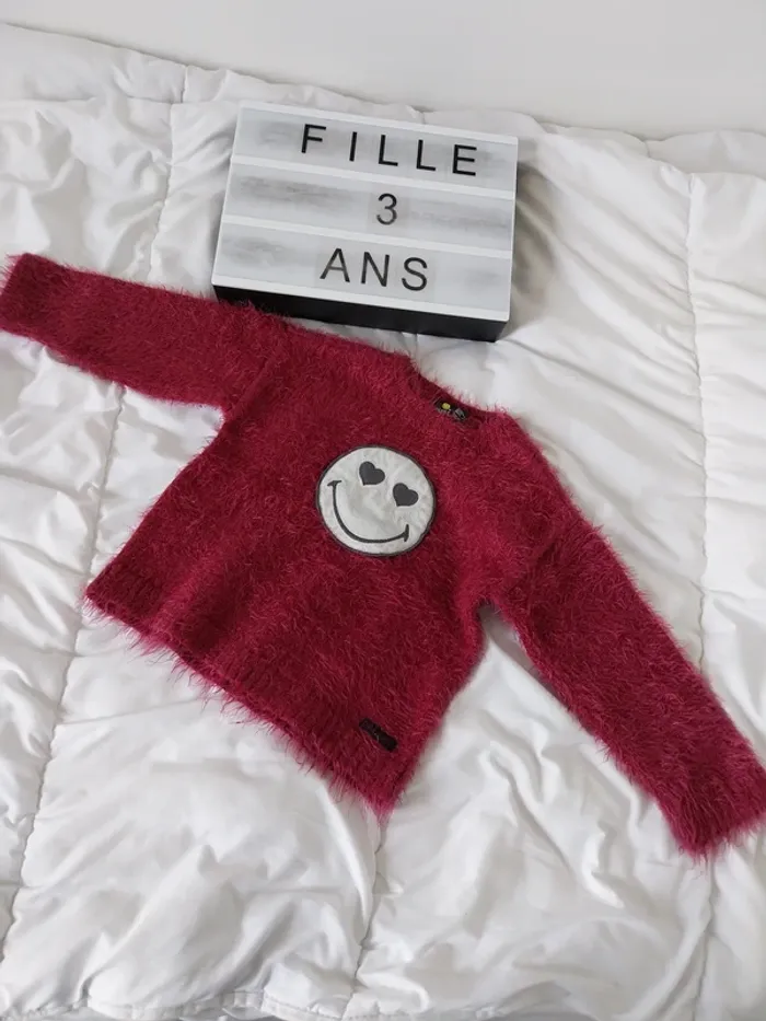 Pull fille 3 ans