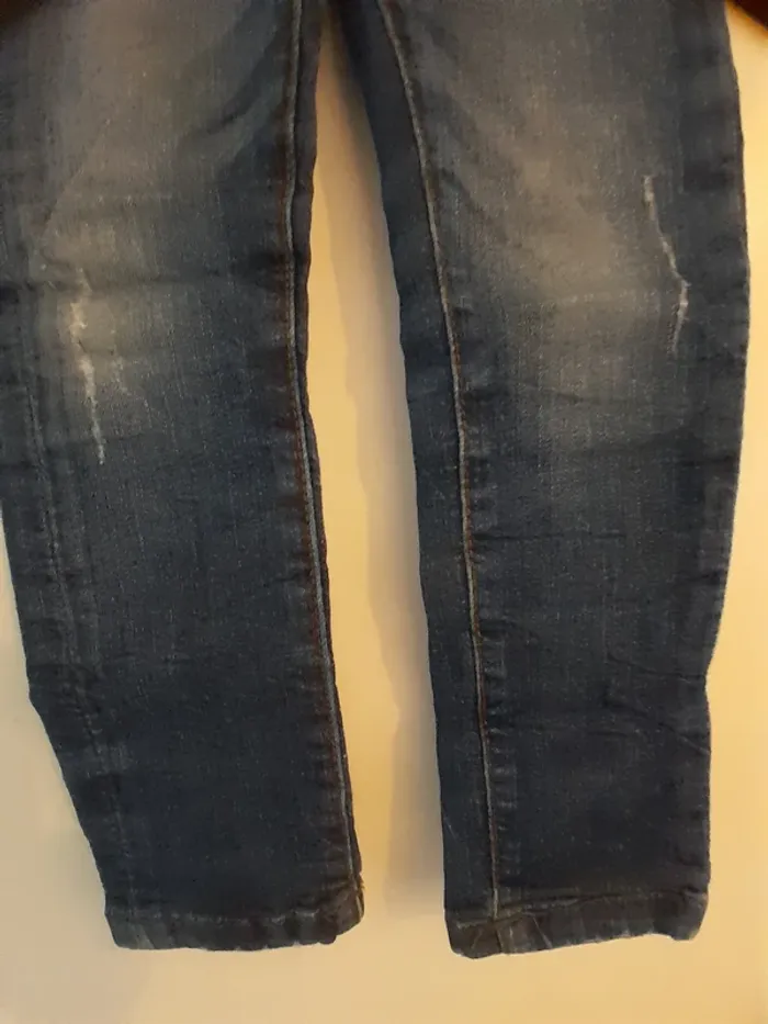 Jeans enfant, bleu marine, Marque Denim, 3-4ans, 104cm - photo numéro 4