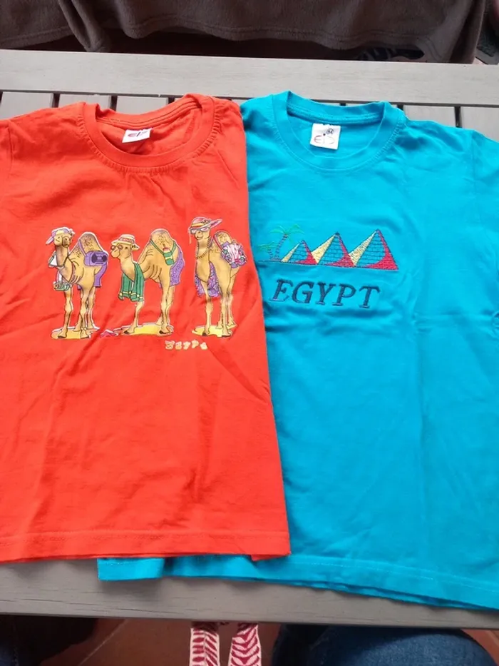Lot t-shirts colorés