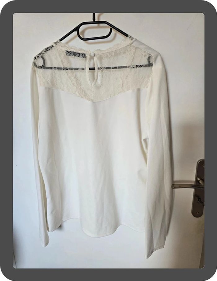 Blouse col en dentelle - photo numéro 8