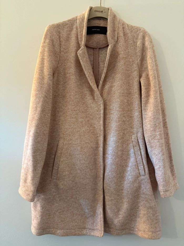 Veste légère rose pale mi longue Vero Moda