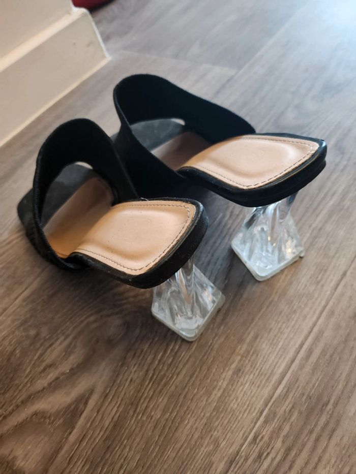 Mules talon transparent - photo numéro 2