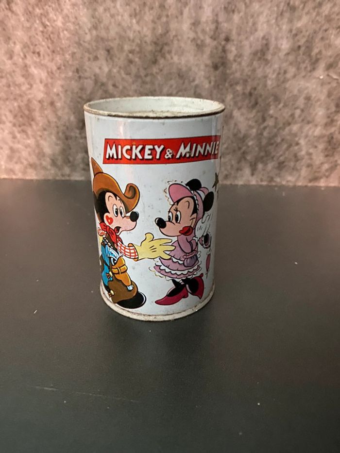 Pas d envoie avec homerr tirelire disney mickey vintage en métal - photo numéro 2