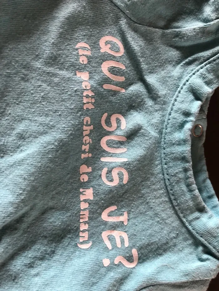 Tee shirt longues manches 62cm tape à l œil - photo numéro 3