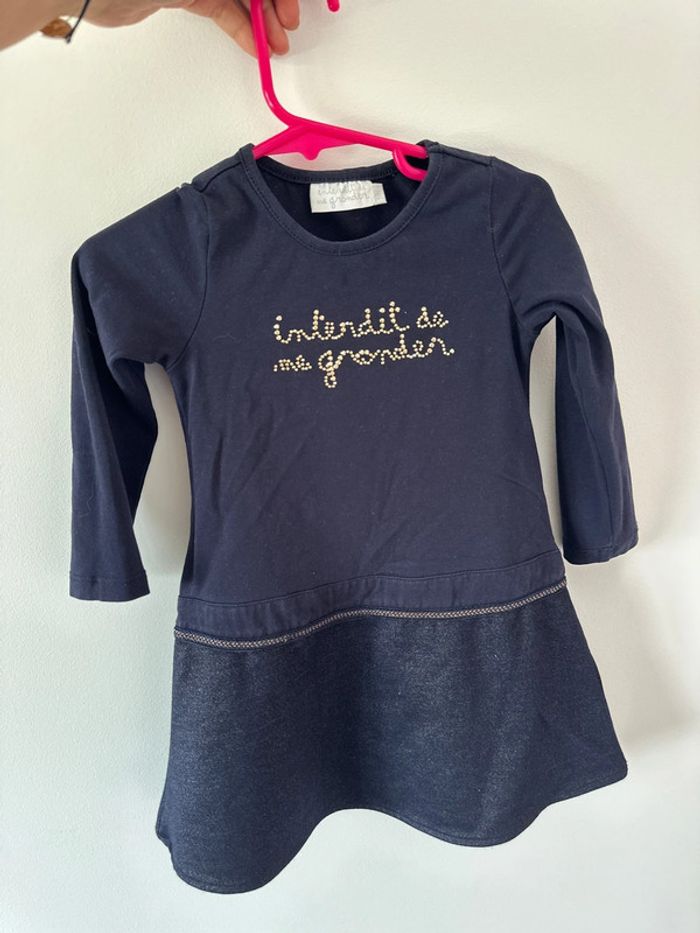 Robe interdit de me gronder 18 mois
