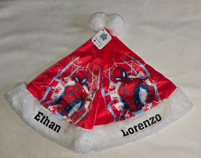 Bonnet de noël Spider man