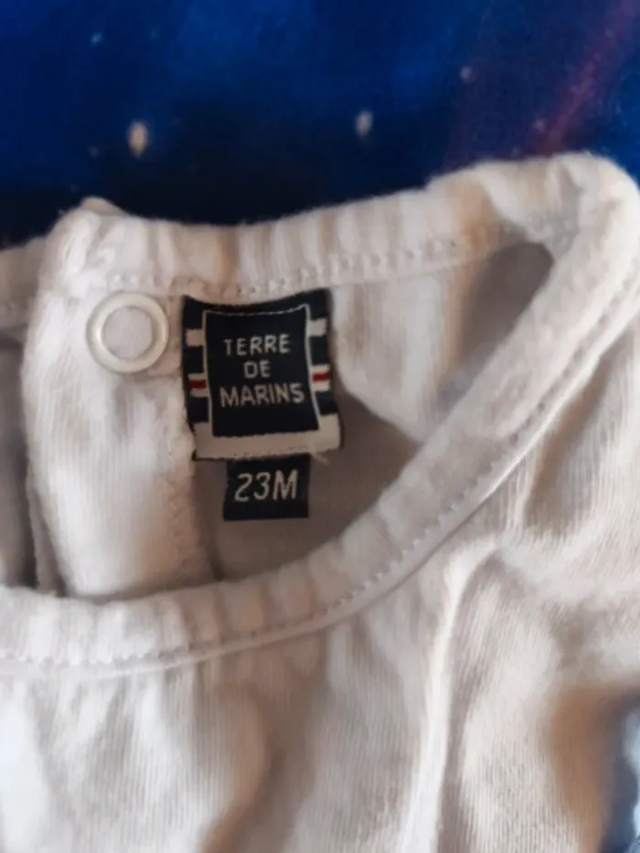 Ensemble tunique et chapeau de soleil terre de marins 23 mois - photo numéro 4