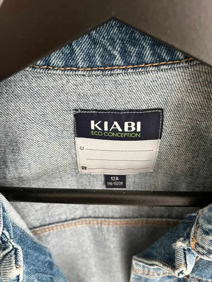 Veste en jean Kiabi - photo numéro 2