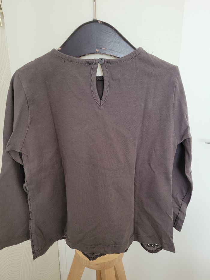 Tee-shirt manches longues zara 2/3 ans - photo numéro 2