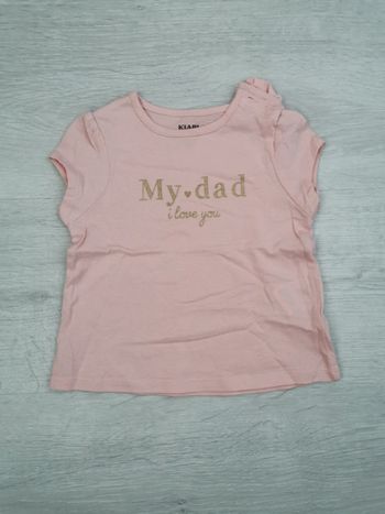 T-shirt manches courtes fille 6 mois