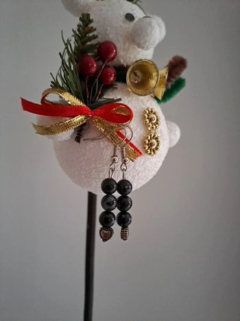 Petite boucle d oreilles flocons de neige