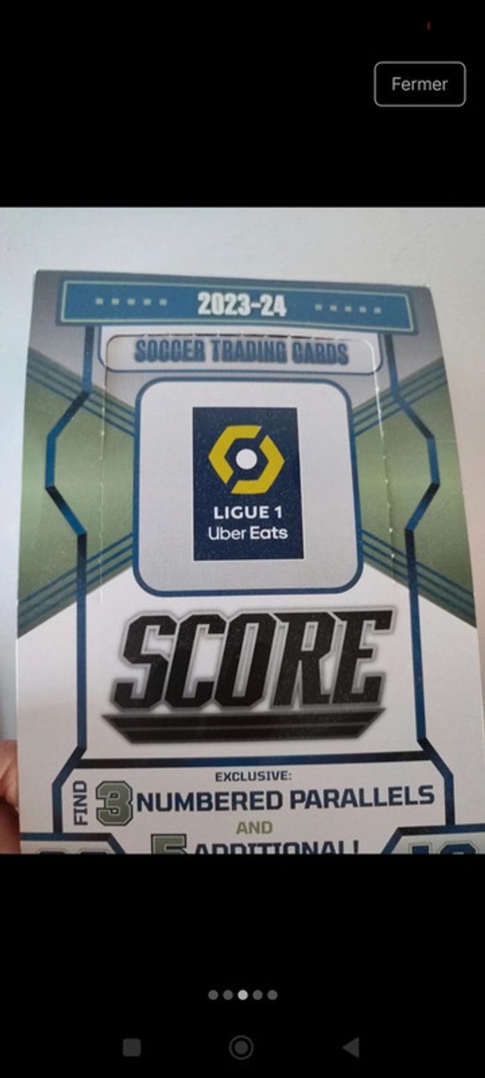 Lot de carte de foot Uber eat 2023/2024 - photo numéro 2