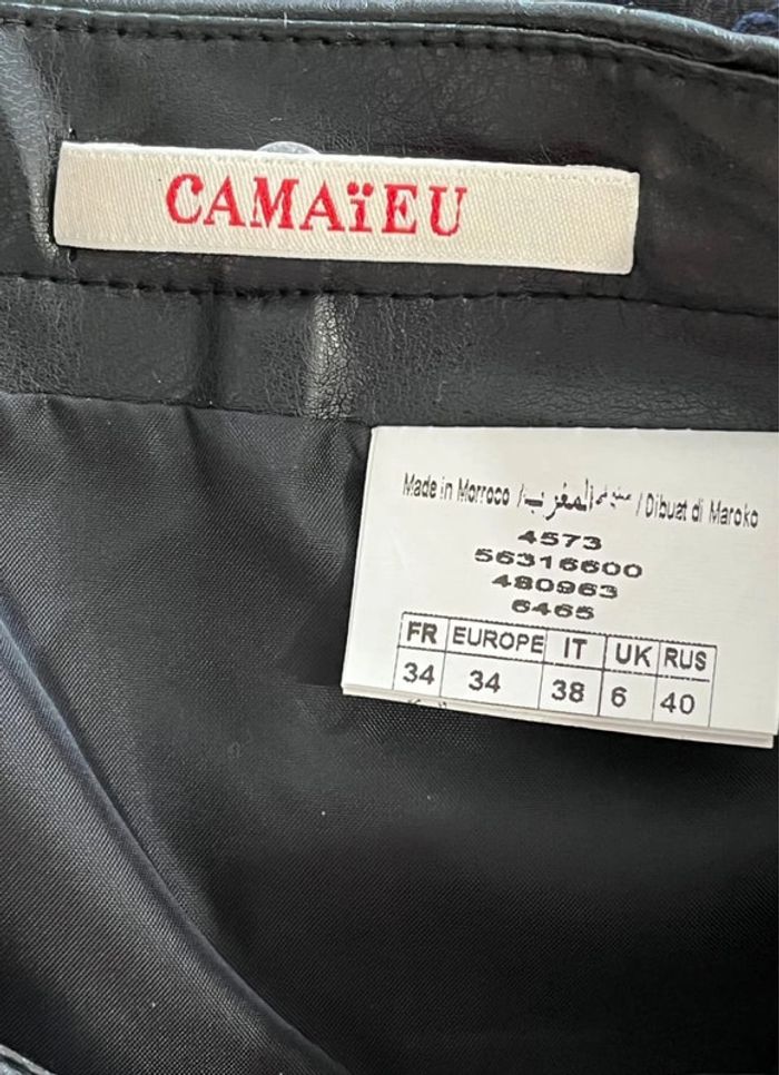 Jupe grise et noire Camaïeu - photo numéro 3