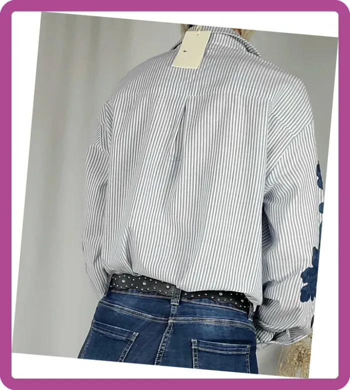 Chemise brodée, NEUVE avec étiquette - photo numéro 3