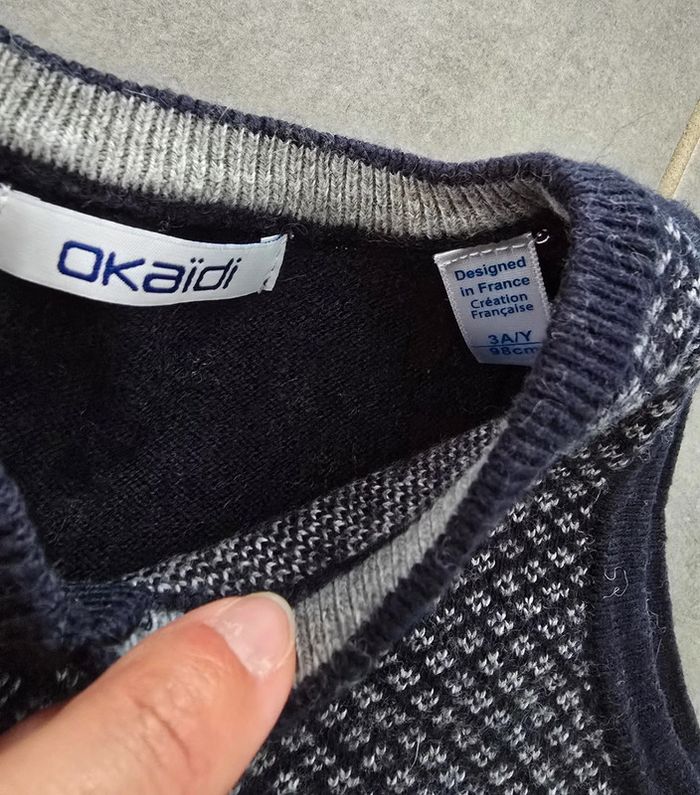 Lot de 2 pulls okaïdi - photo numéro 3