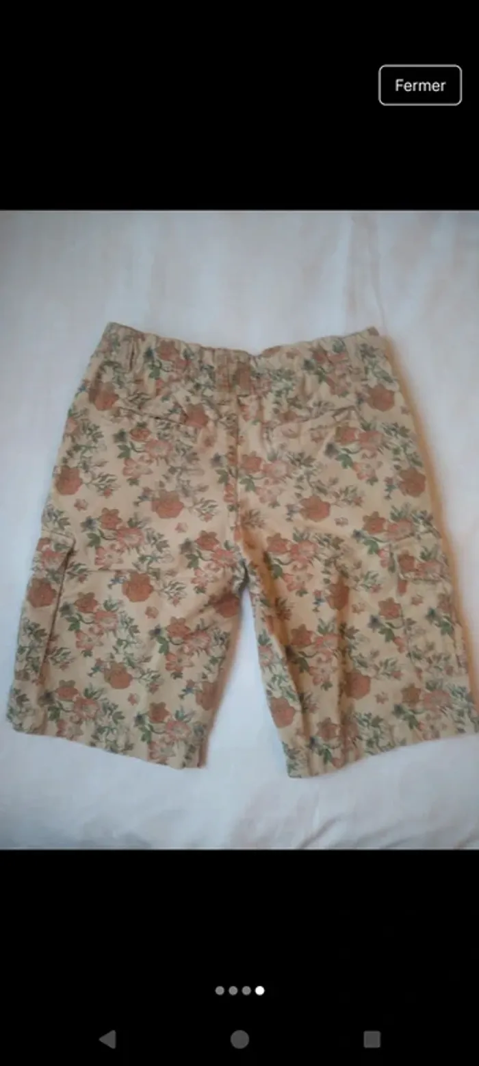 Shorts garçon cargo en 100% coton - photo numéro 4