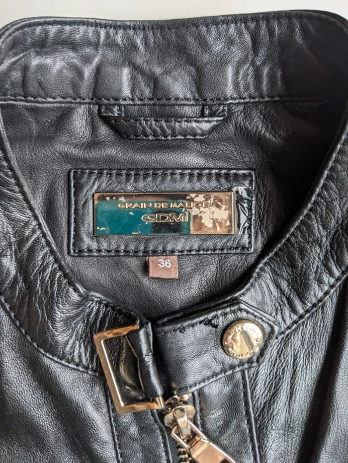 Veste cuir de mouton S - photo numéro 6