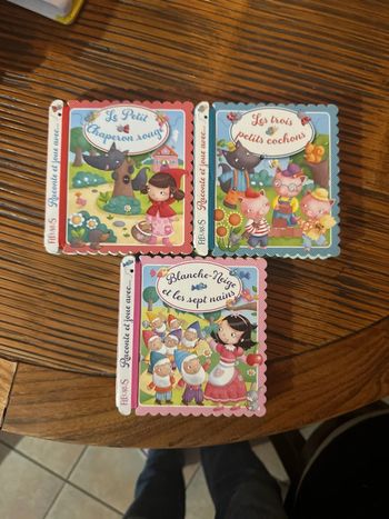 Lot de 3 livre puzzle
