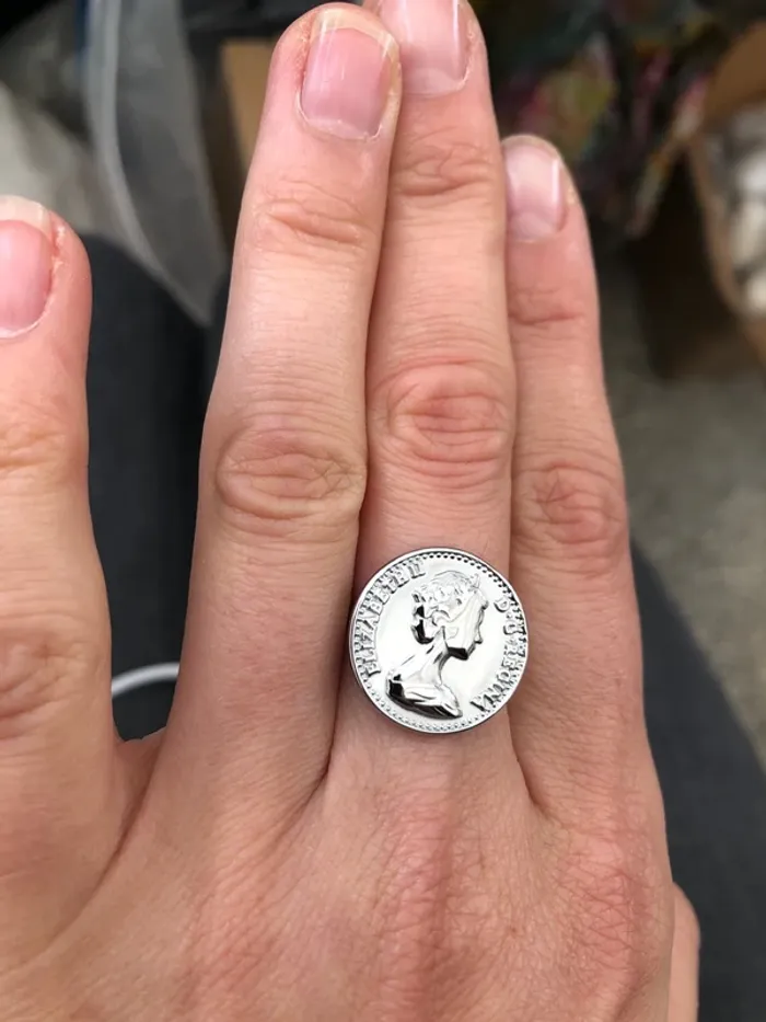 Bague ajustable pièce en acier inoxydable - photo numéro 4