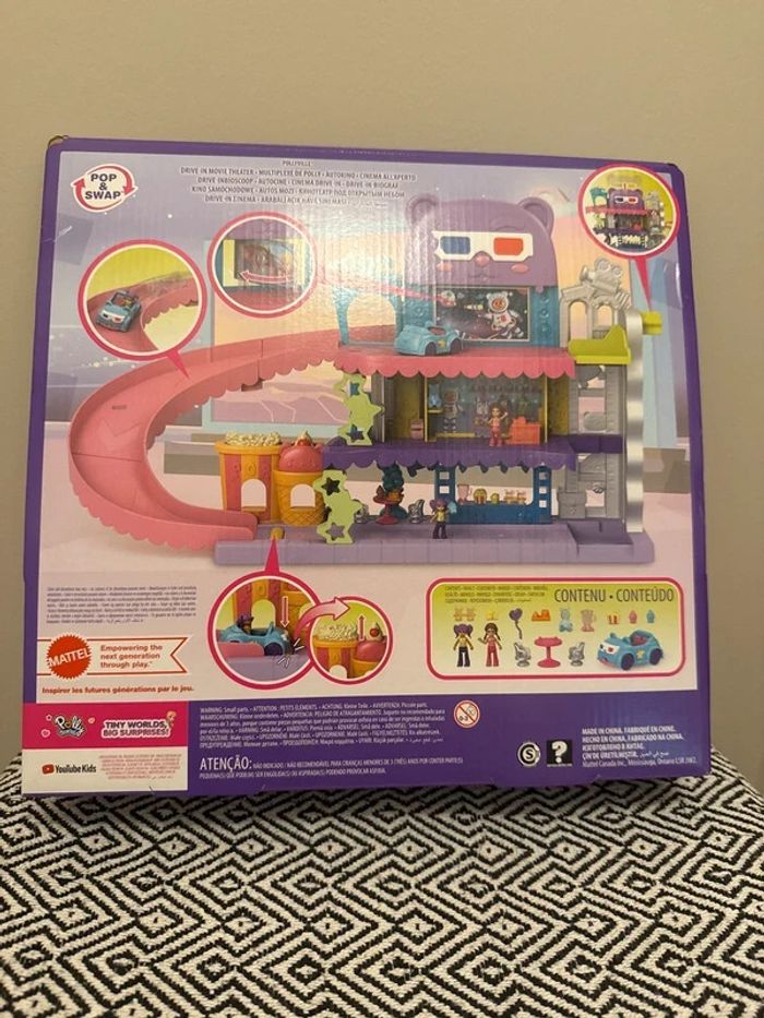 Polly Pocket - Coffret Le Multiplexe Cinématographique de Polly - photo numéro 2