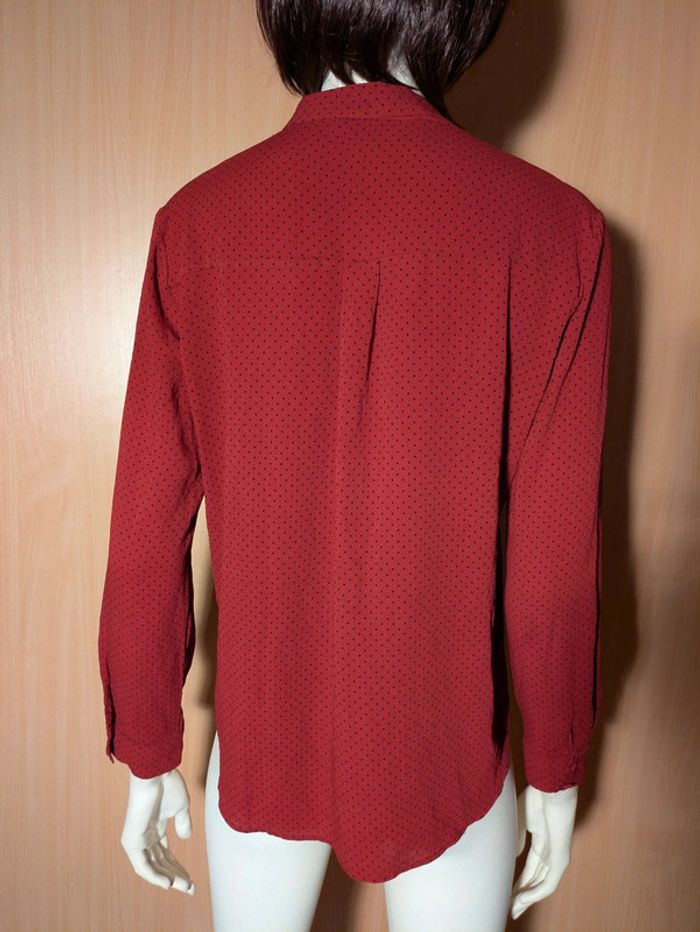 Blouse manche longue rouge poid et neuf zara - photo numéro 5