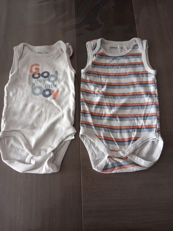 Lot de 2 body 12mois