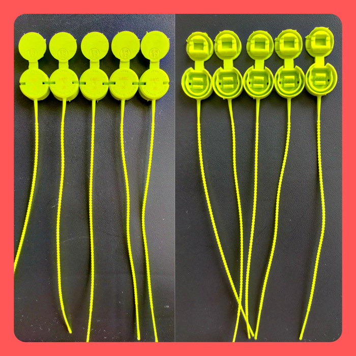 10 plombs EDF Scellés ER92 Vert