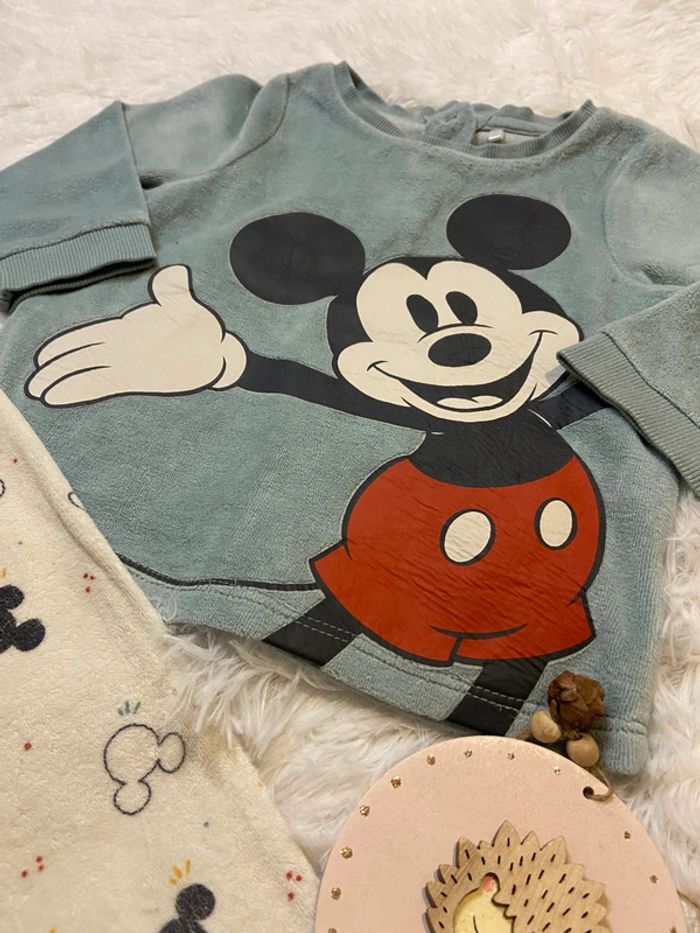 Pyjama deux pièce Mickey sans pied - photo numéro 4