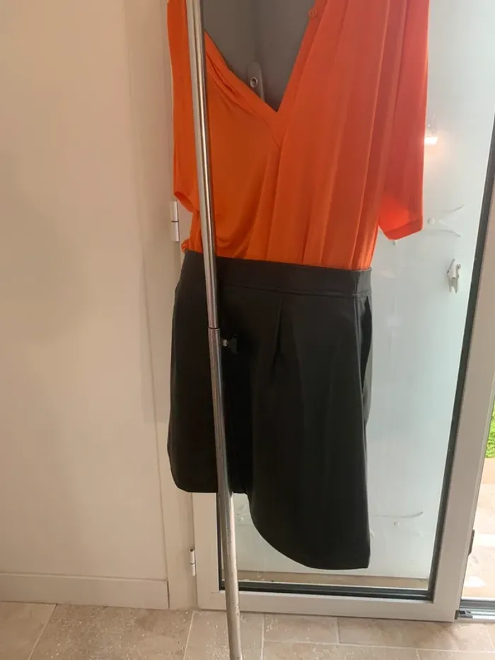 Only jupe courte simili cuir T XL - photo numéro 2