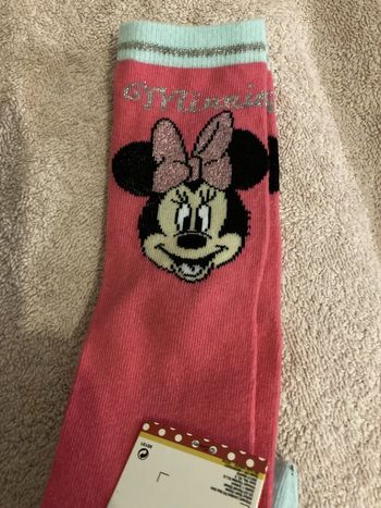 3 paires de chaussettes  minnie et la licorne
