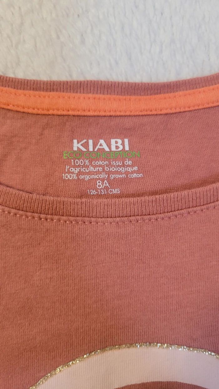 T-shirt fille 👧 8A Kiabi - photo numéro 2