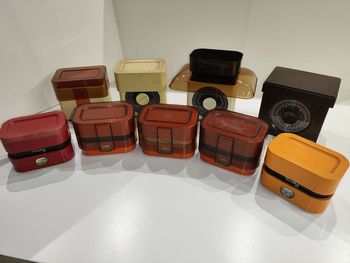 Balances de Cuisine Terraillon 5000 4000 3000 2000 Vintage Retro 70 80 1976 Orange Rouge Noir Bois Collection