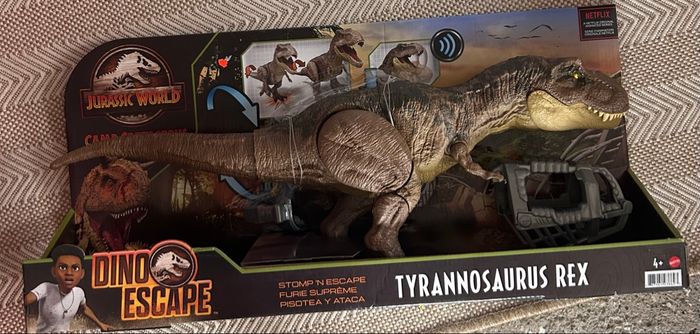 🦖 Tyrannosaurus Rex – Jurassic World Dino Escape – Mattel – Neuf 🦖