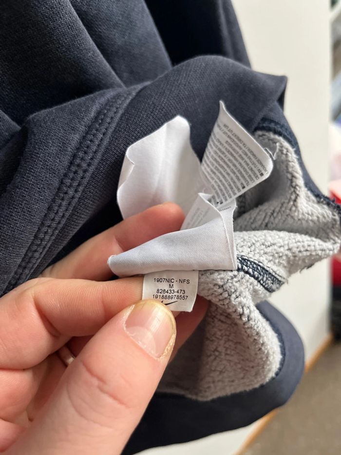Sweat Nike bleu foncé taille M - photo numéro 6