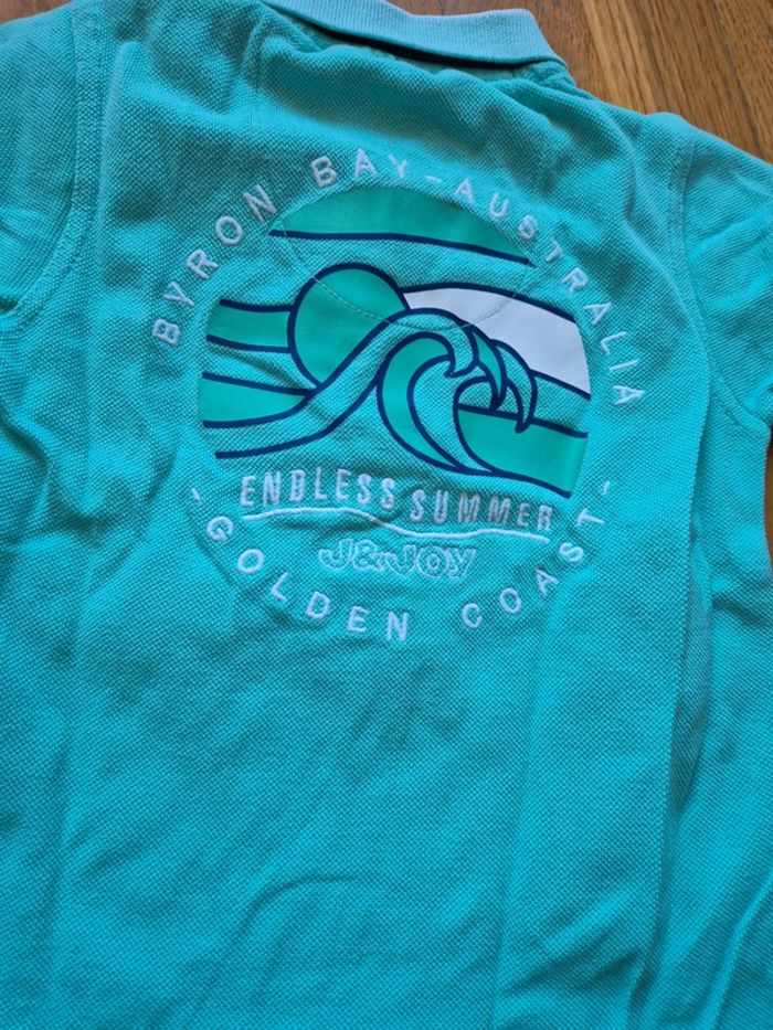 J&joy polo turquoise taille 4 ans - photo numéro 7