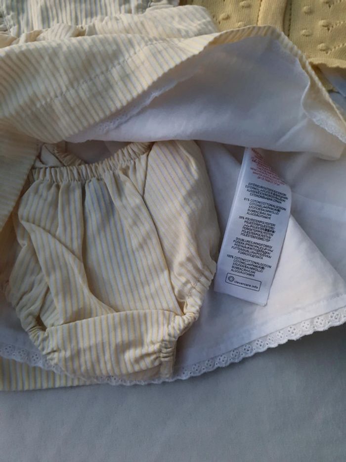 Ensemble Sergent Major taille 9 mois robe et gilet neuf avec étiquettes - photo numéro 3