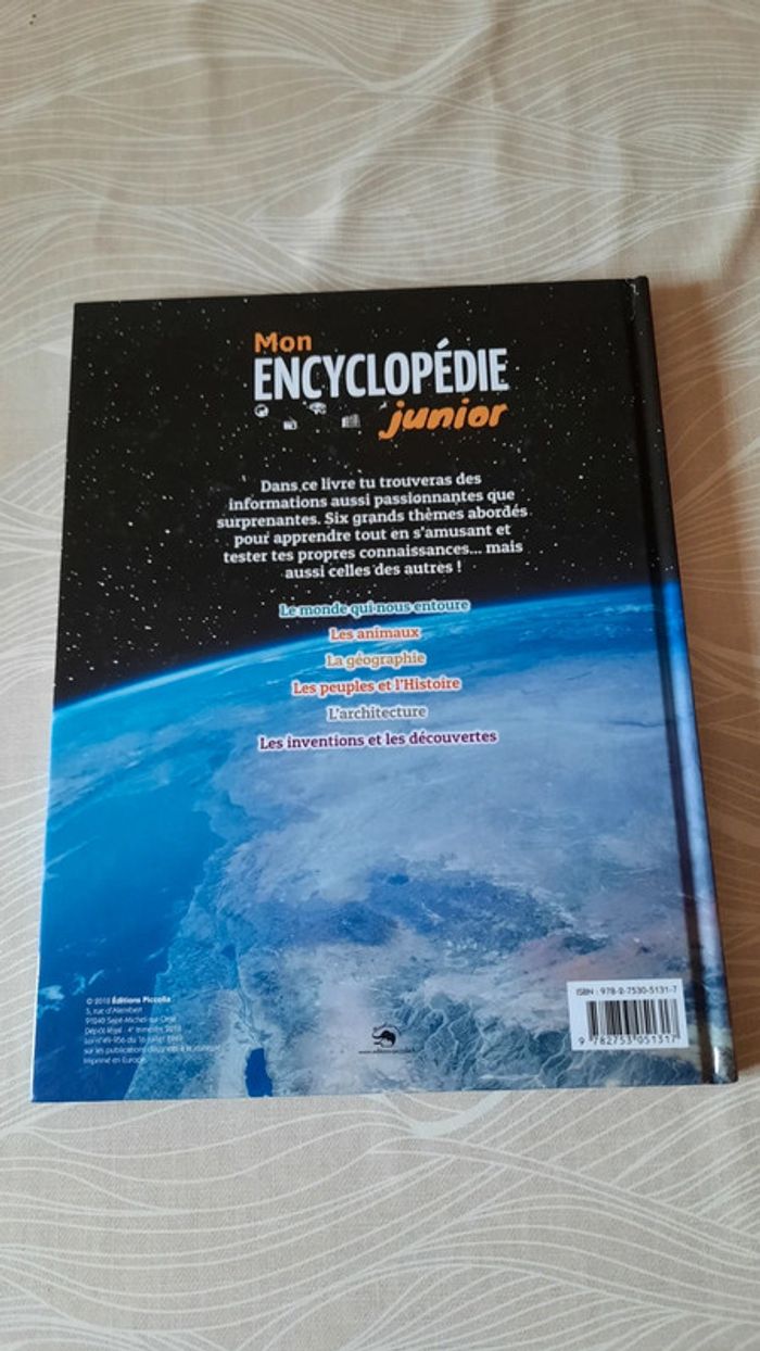 Mon encyclopédie junior - Livre - photo numéro 2