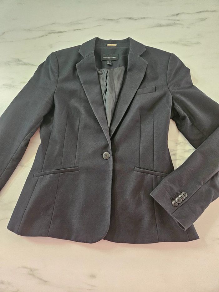 Mango blazer noir taille 40 - photo numéro 7