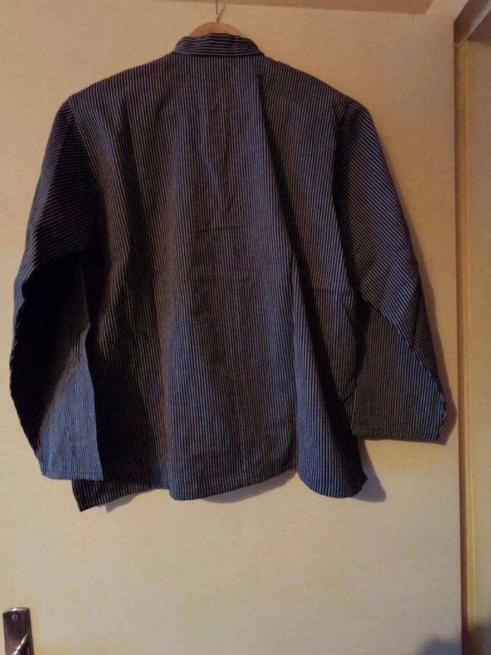 Marinière unisex.petite rayures blanches et bleu marine marque sima taille 158/164. Neuf. - photo numéro 5