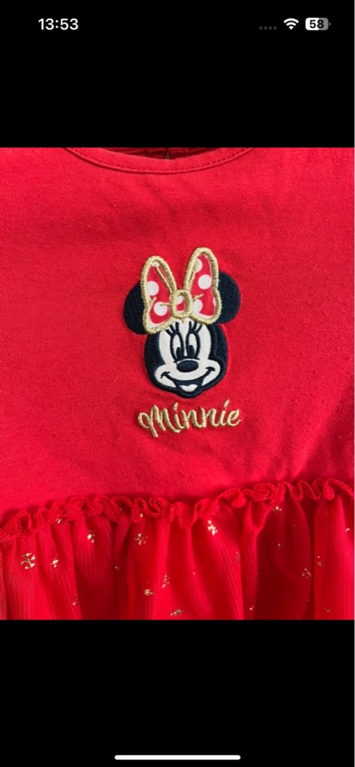 Robe de Noël Minnie 12 mois - photo numéro 2