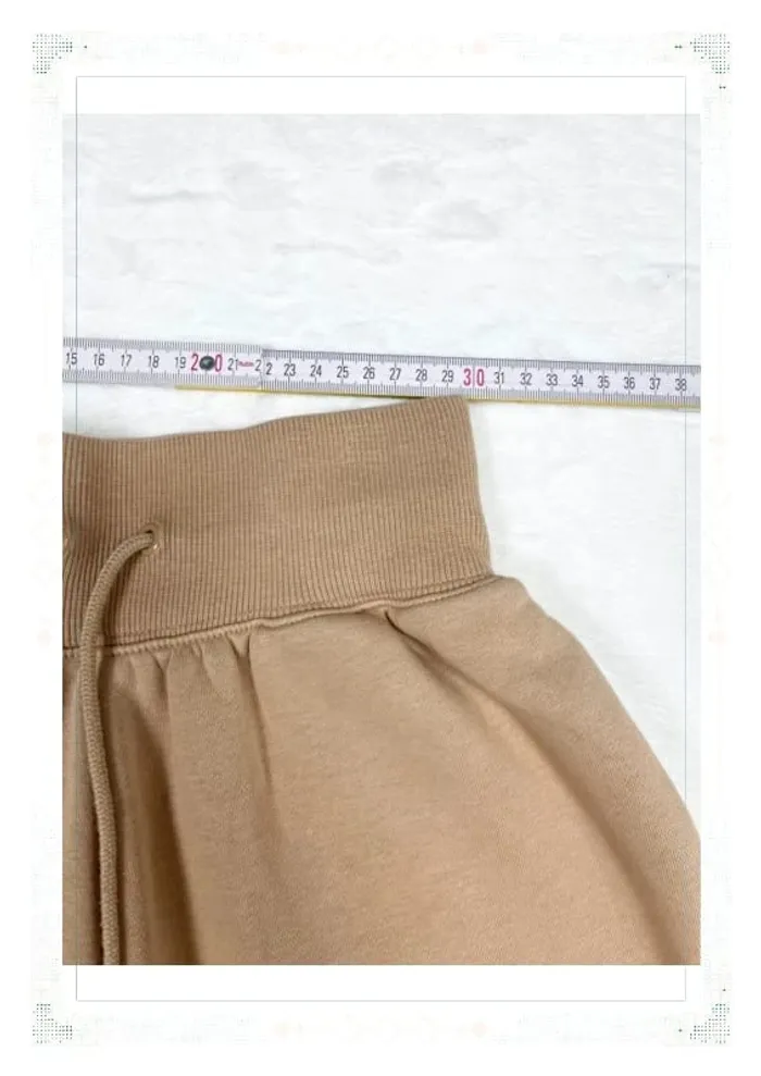 Nike jogging taille haute beige femme taille XS coton - photo numéro 8